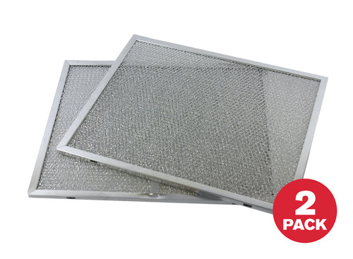 Broan Nutone Range Hood Aluminum Grease Filter, 2/Pack, 11-7/8" x 14-3/4"