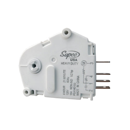 Supco SZ7014648 Refrigerator Defrost Timer, 6h 21min, Equivalent To 7014648