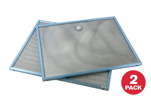 Broan Nutone Range Hood Aluminum Grease Filter, 2/Pack, 11-7/8" x 14-3/8" x 3/8"