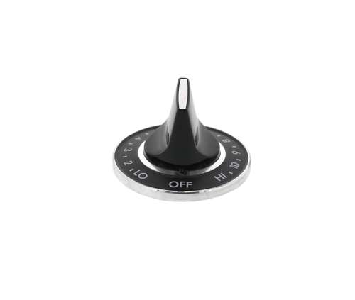 Whirlpool WPY700854 Range Burner Control Knob, Black