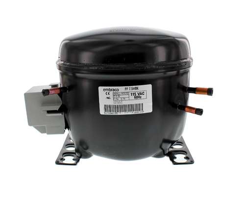 Universal R134a Refrigeration Compressor, 1/5+hp, Low/Med/High Back Pressure