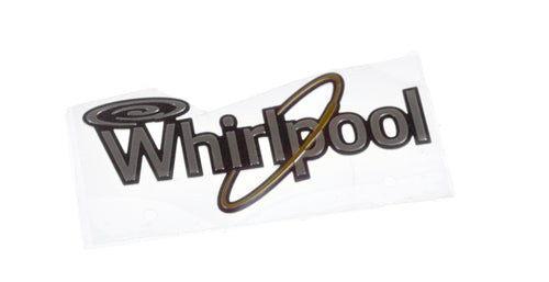 Whirlpool WPW10393265 Refrigerator Door Nameplate, Stainless Steel
