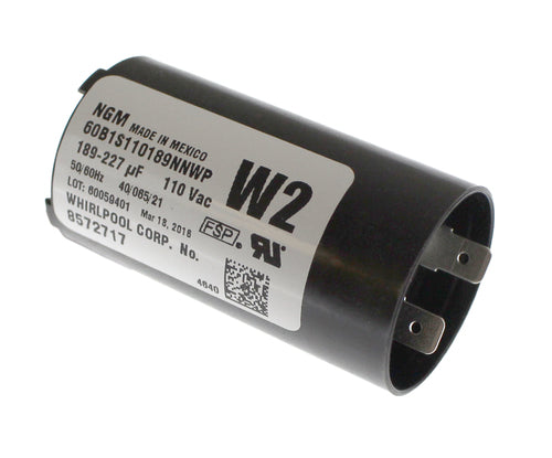 Whirlpool Top Load Washer Start Capacitor