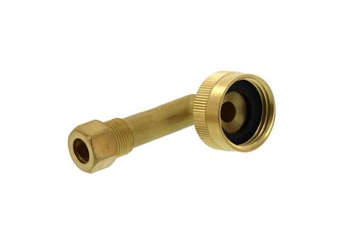Whirlpool W10685193 Dishwasher Elbow Fitting, 3/8" Compression X 3/4" Fht