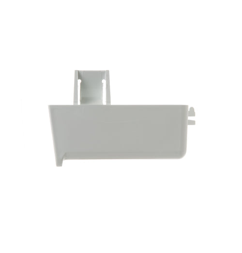 GE WG03F00926 Refrigerator Door Shelf End Cap, Right Hand, White