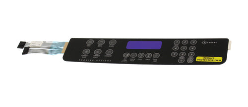 Whirlpool WPW10207933 Range Oven Membrane Switch, Black