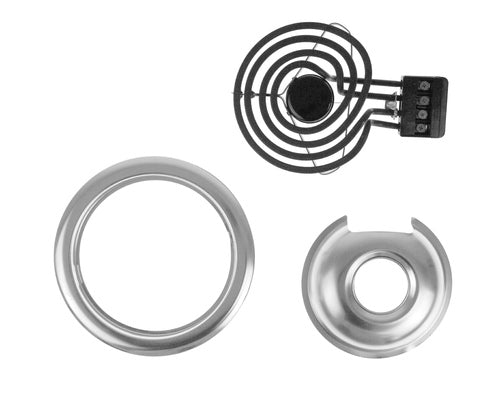GE WG02A00704 Range Coil Surface Element & Drip Bowl Set, 6", 1500W