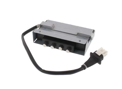 Whirlpool WPW10350884 Range Hood Push-Button Switch, Stainless