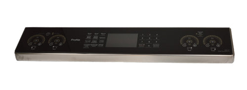GE WS01L16900 Range Control Panel, Black Glass