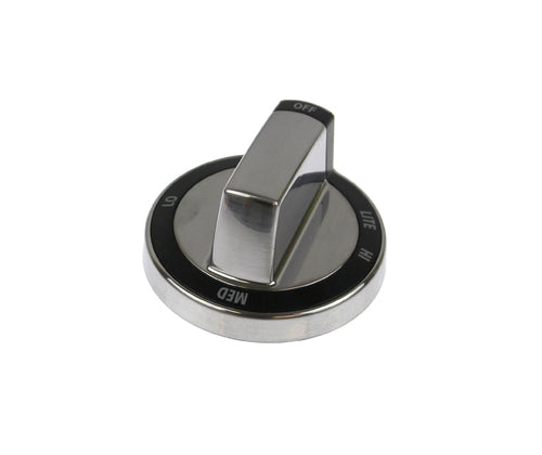 Whirlpool WPW10415450 Oven Range Control Knob, Stainless