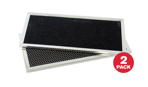Whirlpool Microwave Range Hood Charcoal Odour Filters, 2/Pack, 12-1/4" x 5-5/8"