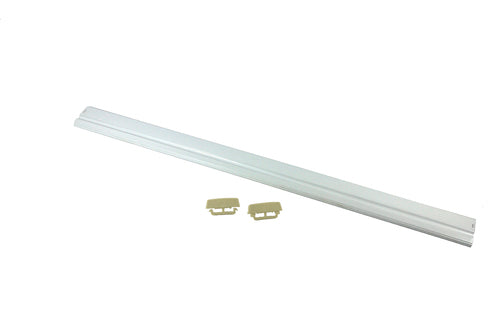 GE WR2X7294 Refrigerator Door Shelf Bar With End Caps, White