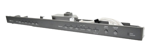 Whirlpool WPW10350260 Dishwasher Control Panel, Black
