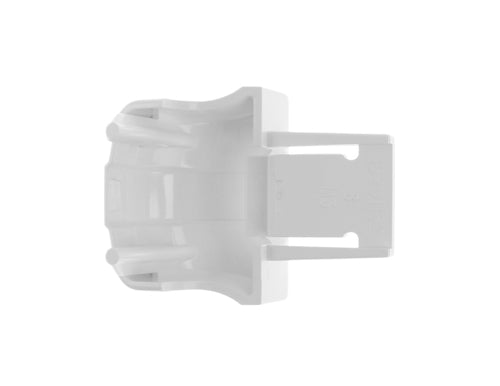 GE WG03L00648 Refrigerator Bottle Bar End Cap, Left or Right, White