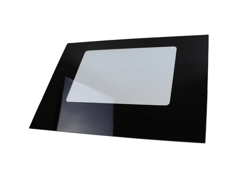 Whirlpool WPW10118455 Range Outer Oven Door Panel & Glass, Black