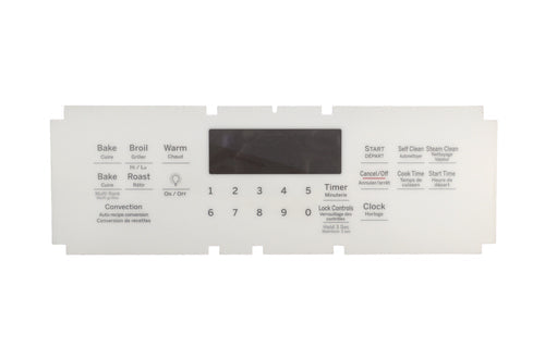 GE WS01F09123 Range Oven Control Overlay