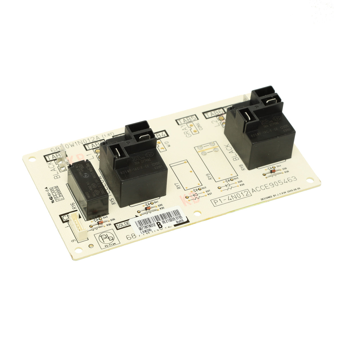 LG 6871W1N012B Oven Range Stove Relay Control Board LG