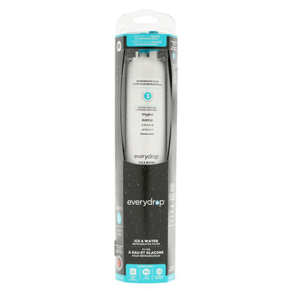 Whirlpool EDR3RXD1B Everydrop Refrigerator Water Filter, #3/4396841P/4396710P Whirlpool