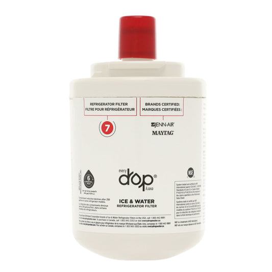Whirlpool EDR7D1B Everydrop Refrigerator Water Filter, #7/Ukf7003 Whirlpool