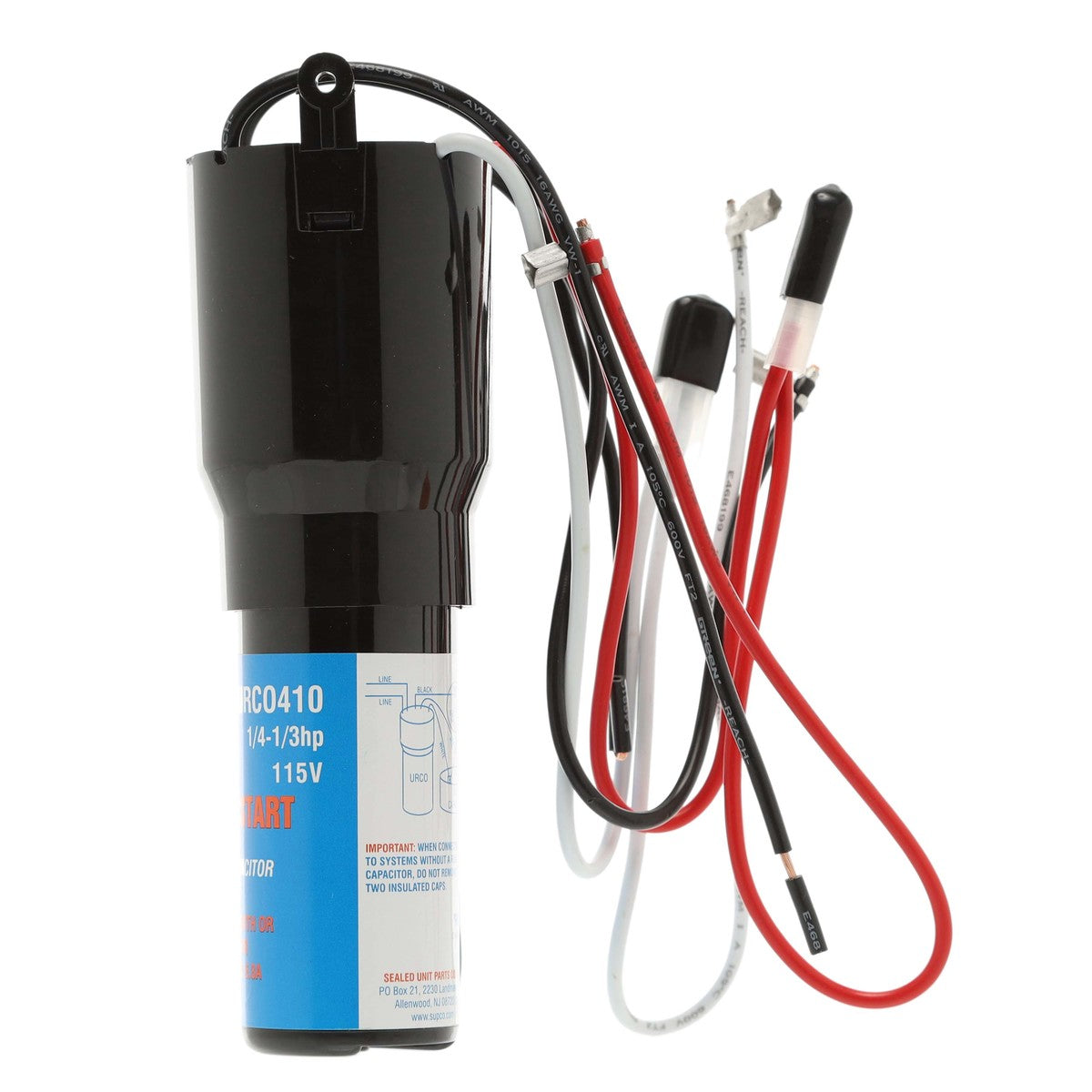 Universal URCO410 Refrigerator 3 'N 1 Relay, Overload & Start Capacitor Combo Supco