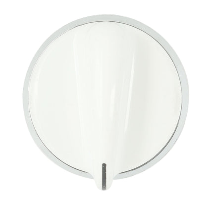 WW02F00278 GE Dryer Control Knob Assembly, White/Chrome GE - General Electric